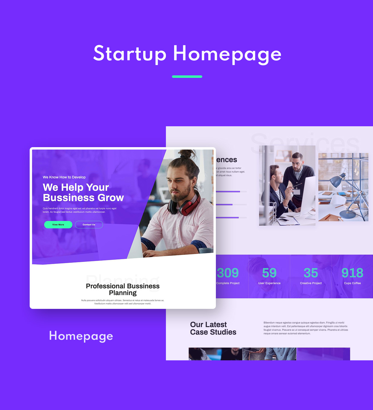 01-Homepage-1 Startery | Business & Startup Elementor Template Kit theme WordPress 